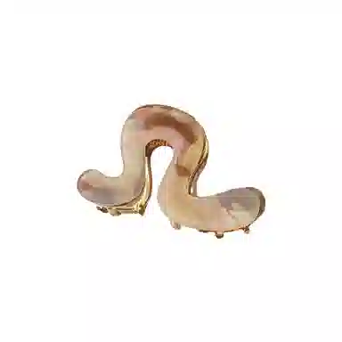 蒙妮 高级感简约几何 醋酸 发夹 女款