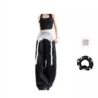 雾闪闪 时尚简约百搭通勤休闲裤 女款