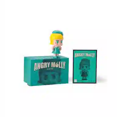 POP MART Angry Molly Eyes Fire