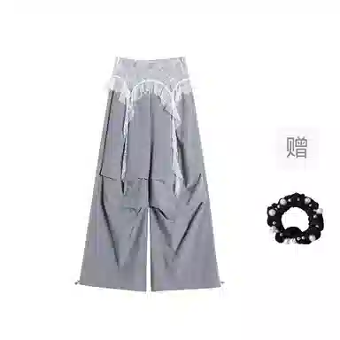 雾闪闪 时尚简约百搭通勤休闲裤 女款