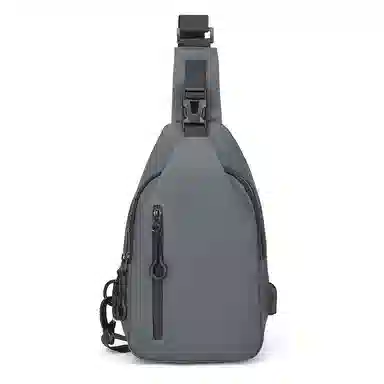 普乐威 高级感时尚潮流简约百搭多功能防水轻便旅游小背包 尼龙 胸包 男女同款情侣款 多色