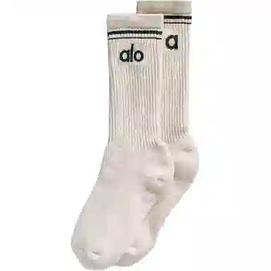 alo yoga Retro Letter Socks