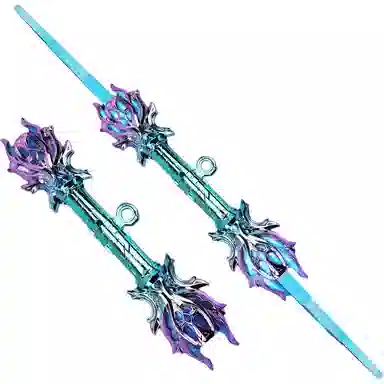 萌吉码 雷鸣权杖发光剑 静态模型