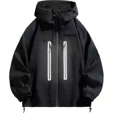 太子龍 户外多巴胺防水防风登山服小众设计高级感连帽冲锋衣运动休闲青少年情侣款外套夹克 男女同款