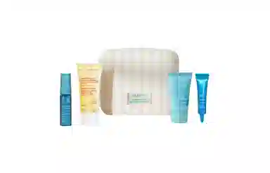 娇韵诗 保湿洁面乳精华面霜小样套装 补水清洁 五件套