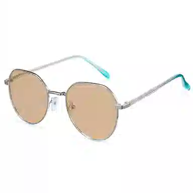 CYXUS Oval Metal Blue Light Glasses