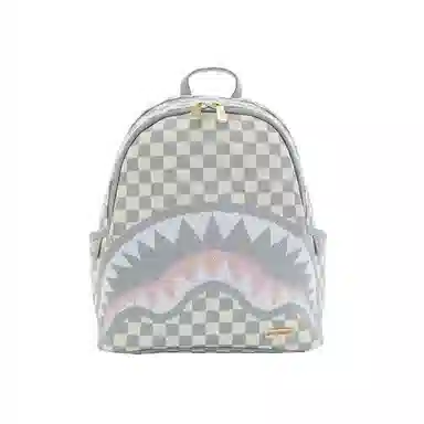 Sprayground Shark Mouth Checkered Backpack