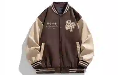 SOIEPLUS Retro Street Baseball Jacket