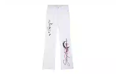 SOIEPLUS Lightning Logo Jeans