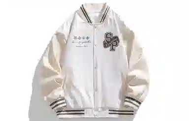 SOIEPLUS Retro Street Baseball Jacket