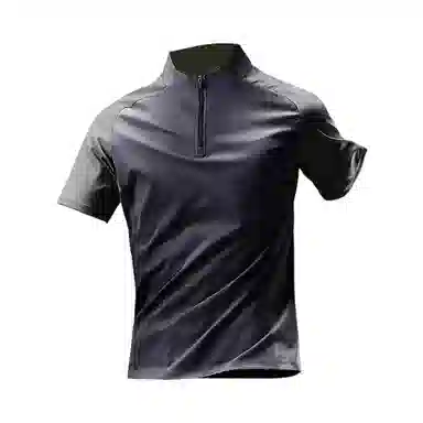 BKCXZICE Half-Zip Quick-Dry Sports Shirt