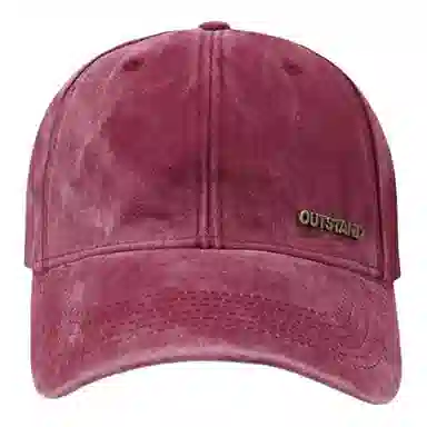 浪莎 复古做旧字母标 棉 鸭舌帽 男女同款情侣款