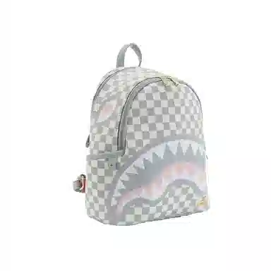 Sprayground Shark Mouth Checkered Backpack