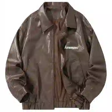 Kawasaki PU Leather Jacket