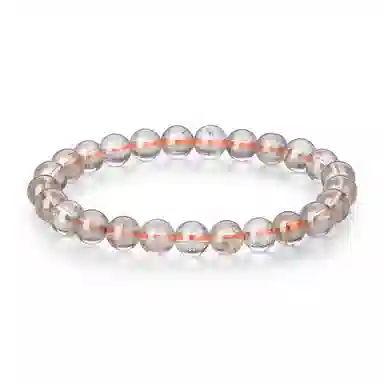 【净化负能量I学业有成】 七可 新中式吉祥如意富贵经典高级感 招财纳福串珠#好运 白发晶 手串 男女同款情侣款