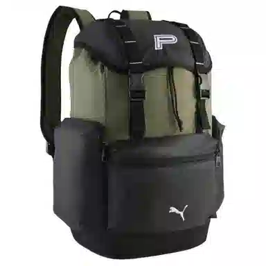 PUMA Colorblock Backpack Green Black