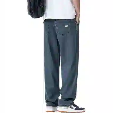 金盾 夏季阔腿宽松长裤牛仔裤 男款