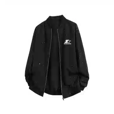 s.k. manor hill Star Logo Coach Jacket