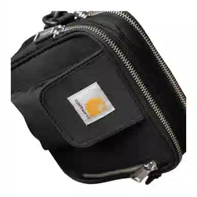Carhartt WIP Nylon Crossbody Bag Small Black Red