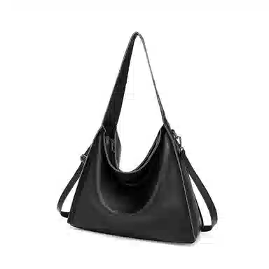 红蜻蜓 高级感百搭气质复古简约实用百搭 牛头层皮革 单肩包 常规 女款 黑色/咖啡色