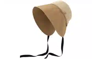 优幽兰 时尚潮流拼接设计感夏季出游防紫外线大檐显脸小水桶文艺开叉小众时尚百搭遮阳 草编 防晒帽 女款