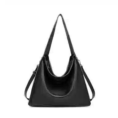 红蜻蜓 高级感百搭气质复古简约实用百搭 牛头层皮革 单肩包 常规 女款 黑色/咖啡色