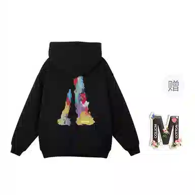 棉购 美式潮流设计感印花大码宽松上衣卫衣 女款