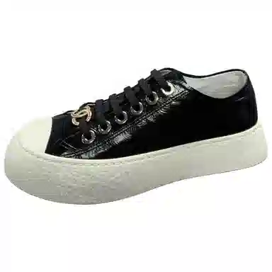 Chanel Platform Sneakers Black