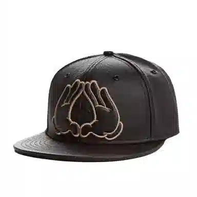 艾佳微 白色字母平沿时尚休闲奇特运动登山游玩 棉 棒球帽 男女同款情侣款