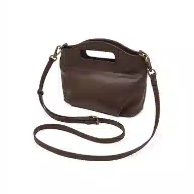 老人头 时尚休闲小众纯色简约高级感通勤 牛皮 手提包 常规 女款 多色