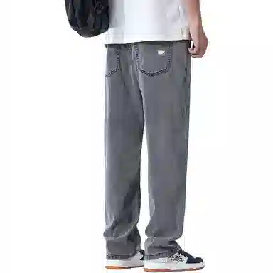 金盾 夏季阔腿宽松长裤牛仔裤 男款