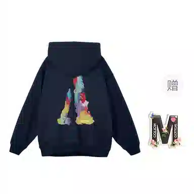 棉购 美式潮流设计感印花大码宽松上衣卫衣 女款