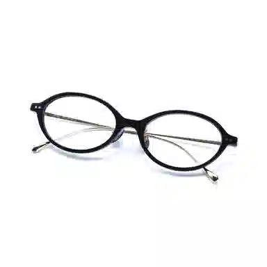 【可配度数】 青雉作 日杂高级感文艺书呆子眼镜日系时尚眼镜框高弹力不夹脸贝母鼻托 β钛板材 椭圆形 光学镜架 女款 玳瑁色日本灰黑色