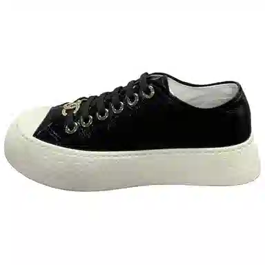 Chanel Platform Sneakers Black
