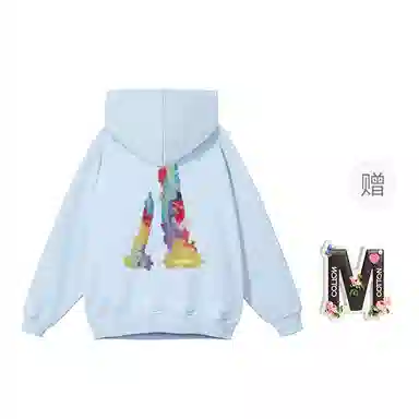 棉购 美式潮流设计感印花大码宽松上衣卫衣 女款