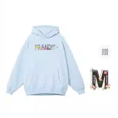 棉购 美式潮流设计感印花大码宽松上衣卫衣 女款