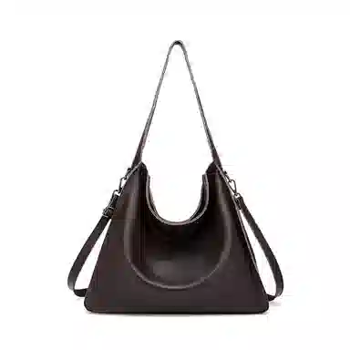 红蜻蜓 高级感百搭气质复古简约实用百搭 牛头层皮革 单肩包 常规 女款 黑色/咖啡色