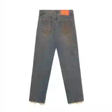 PIET Dirty Straight Leg Denim Trousers