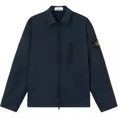 Stone Island Long Sleeve Zip Polo Shirt