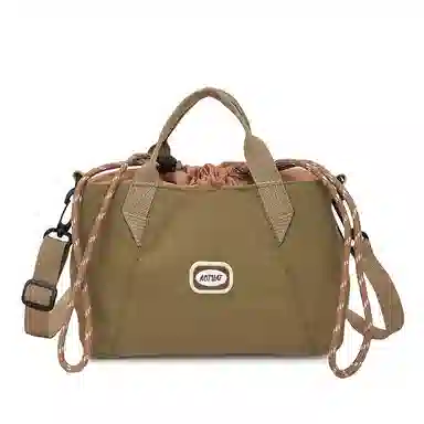 醇龙 百搭轻便时尚通勤小包休闲抽绳 尼龙 手提包 常规 男女同款情侣款 多色