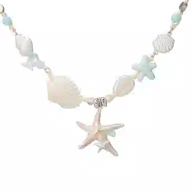 SUMIYAKI Party Starfish Shell Necklace