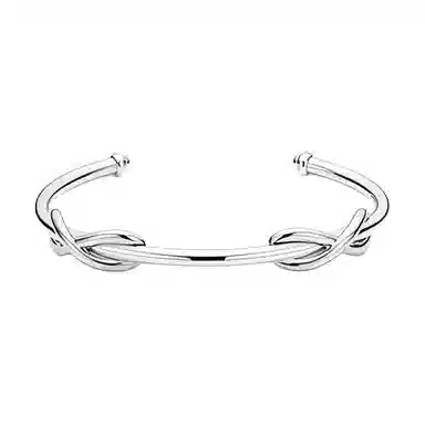 Tiffany & Co. Double Bow Cuff Silver