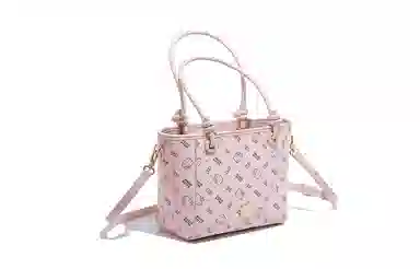 Sanrio Hello Kitty Classic Monogram Tote Bag Medium Pink