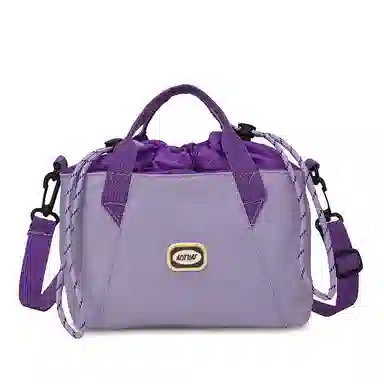 醇龙 百搭轻便时尚通勤小包休闲抽绳 尼龙 手提包 常规 男女同款情侣款 多色