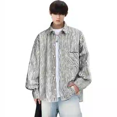 MEIPIN TANG Vintage Corduroy Shirt