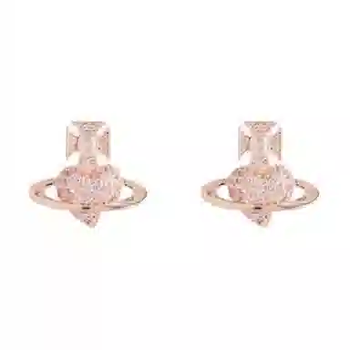 Vivienne Westwood Brass Earrings Pink