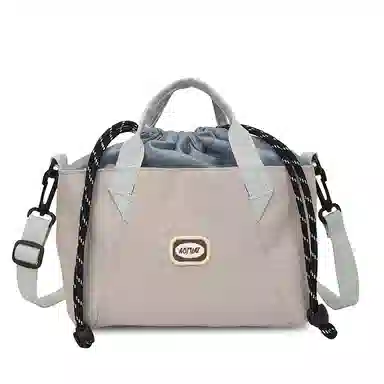 醇龙 百搭轻便时尚通勤小包休闲抽绳 尼龙 手提包 常规 男女同款情侣款 多色