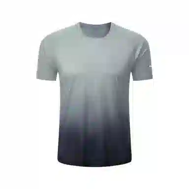 美式渐变轻薄速干运动短袖适合多场景穿着健身衣 男款