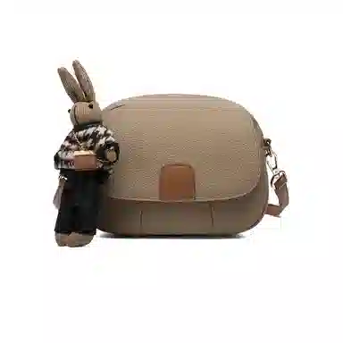 稻草人 实用通勤高级感潮流轻便 牛皮 斜挎单肩包 常规 女款 多色