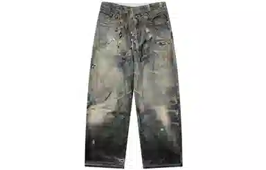 TGNS 3D Printed Beaded Vintage Denim